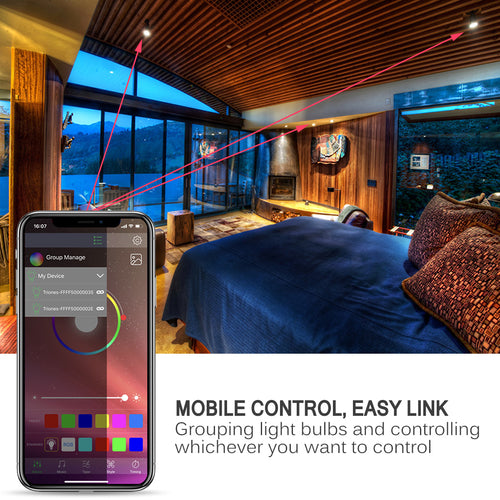 RGBW Bluetooth Smart LED Light Warm Light
